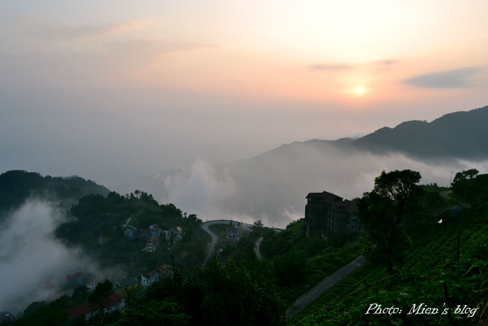Tam Dao in sunset